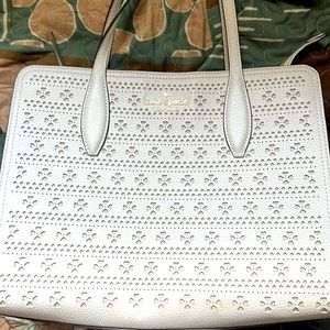 White Kate Spade large Purse